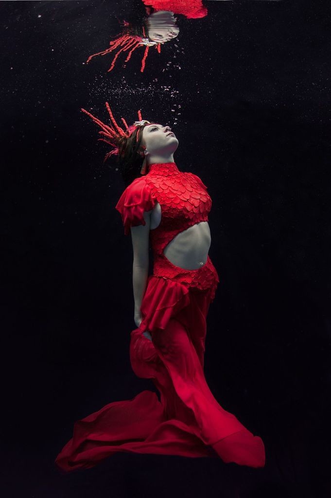 Red mermaid