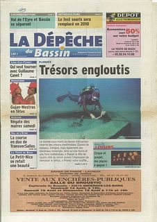 La dépêche du Bassin n°690, Trésors engloutis