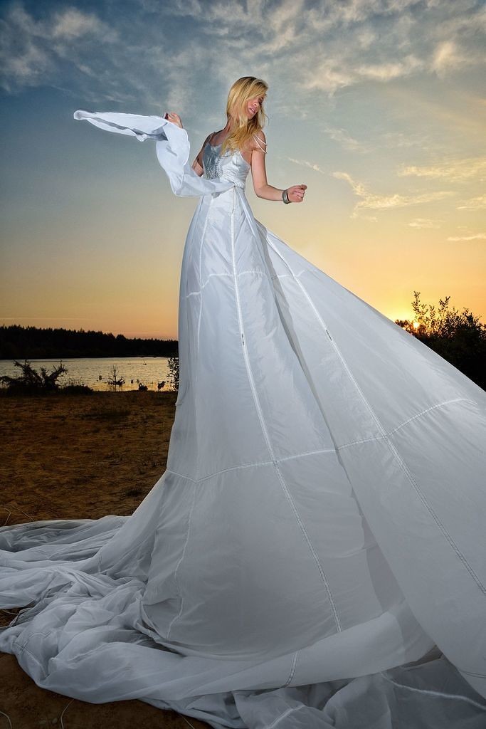 White dress @sunset