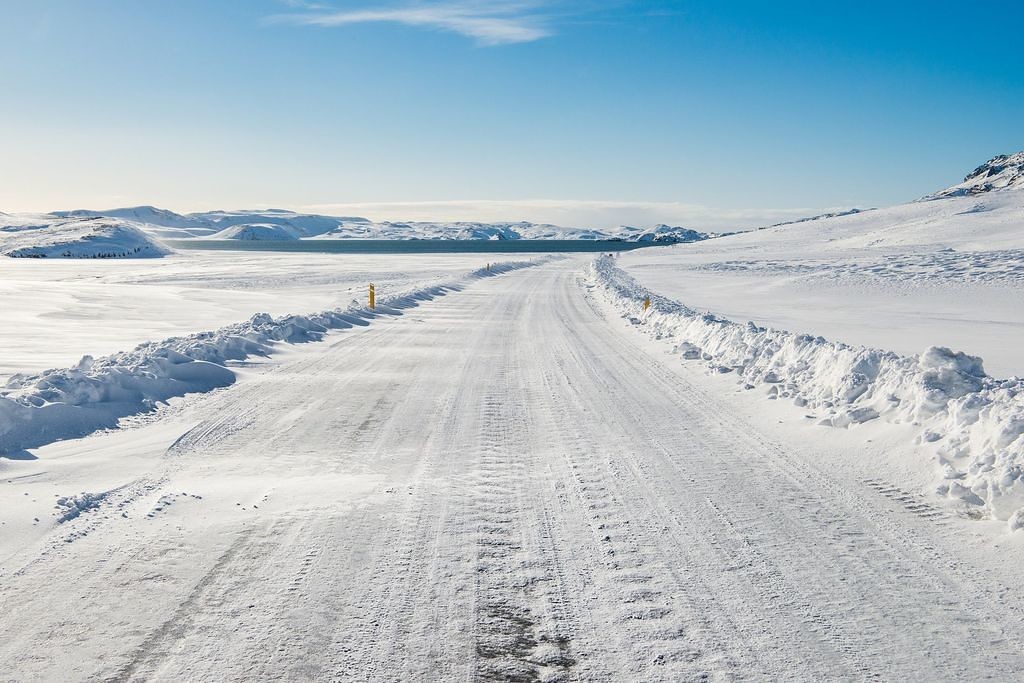 Arrival to the Kleifarvatn lake