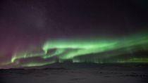 Northern light on the Þjóðvegur 1